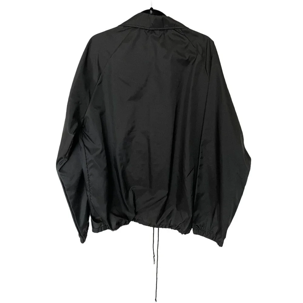 Vintage Black Steve Yeager Celebrity Golf Classic Windbreaker Jacket Size Large
